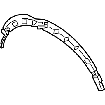 Ford HL3Z-9928408-B Bracket, Rear Passenger Side