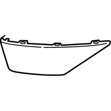Ford D2BZ-17F828-AA Side Extension, Rear Passenger Side