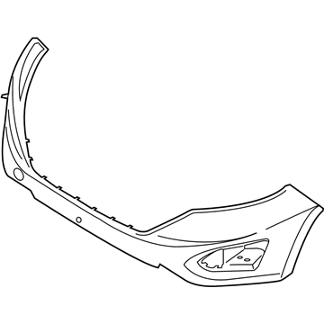 Ford Bumper - FT4Z-17D957-DPTM