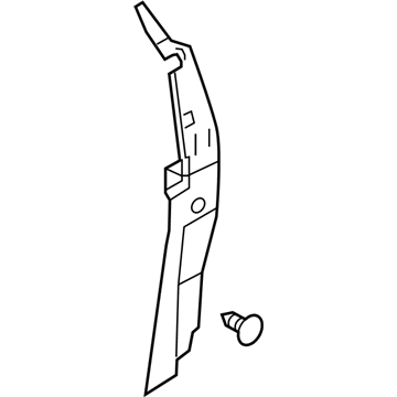 Ford 8A5Z-16E132-A Rear Insulator, Passenger Side