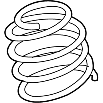 Ford CV6Z-5310-L Coil Spring, Front