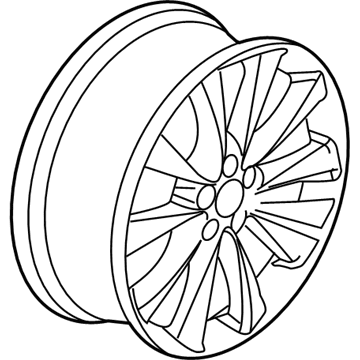 2012 Ford Flex Spare Wheel - BE9Z-1007-A