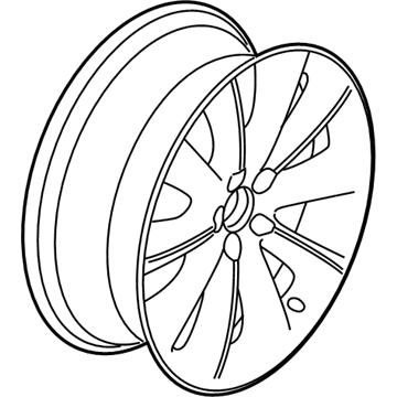 2017 Ford Flex Spare Wheel - DA8Z-1007-E