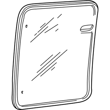 Ford 6L5Z-1329700-AA Glass & Frame