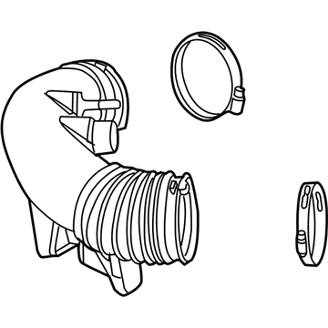 Ford BR3Z-9B659-F Air Hose, Front Driver Side