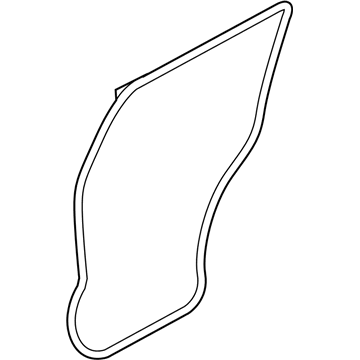 2008 Ford Explorer Sport Trac Door Seal - 8A2Z-7825325-A