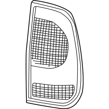 Ford F85Z-13404-CA Tail Lamp Assembly, Rear Passenger Side