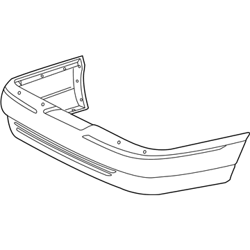 Ford YW7Z-17K835-CA Bumper Cover