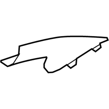 Ford 7A1Z-7803598-AB Windshield Pillar Trim