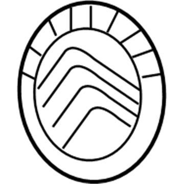Mercury 8E6Z-8213-A Emblem
