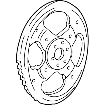 Mercury Flywheel - F5DZ-6375-A