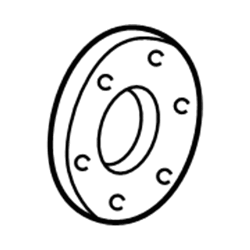 Ford F4DZ-6A366-AA Flywheel Reinforcement Plate