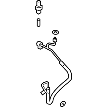 Ford A/C Hose - LX6Z-19972-D