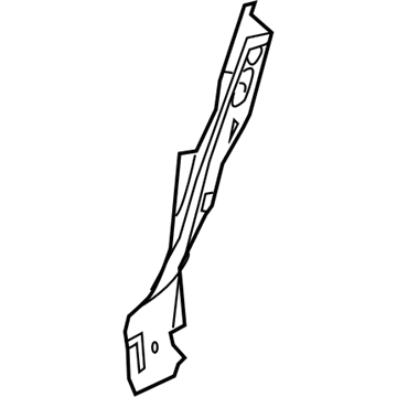 Ford 8A5Z-5428408-A Lock Pillar Reinforcement