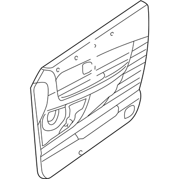 Ford 1W6Z-7623942-AAA Door Trim Panel