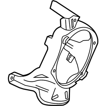 Ford 4R3Z-18807-AB Quarter Panel Speaker Bracket, Rear Driver Side