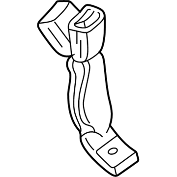 Ford 6F9Z-7460044-BA Buckle End, Rear Center