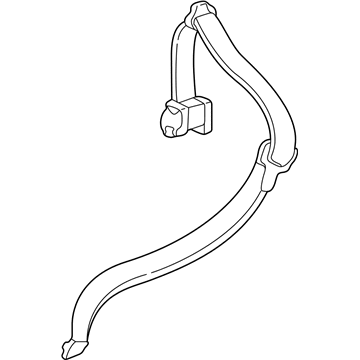 2005 Ford Freestyle Seat Belt - 6F9Z-74611B69-BC