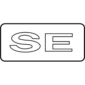Ford 5S4Z-5442528-BA Nameplate