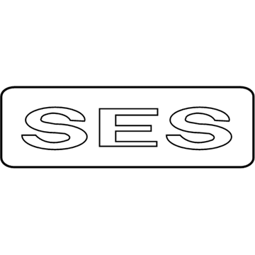 Ford 5S4Z-5442528-CA Nameplate