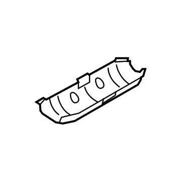 Ford 9U9Z-5E258-B Muffler Shield, Lower