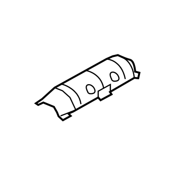 2010 Ford E-350 Super Duty Exhaust Heat Shield - 9U9Z-5E258-A