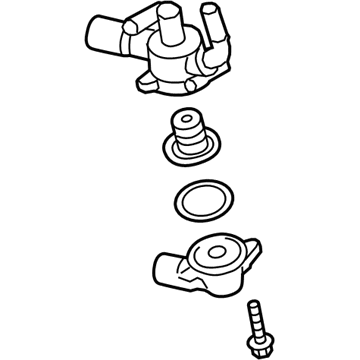 Ford SSV Plug-In Hybrid Thermostat Housing - DS7Z-8A586-D