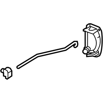 Ford 7C3Z-2826605-AA Handle, Outside, Rear Outer Driver Side