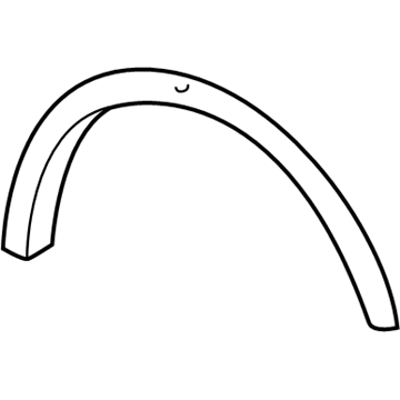 Ford 2L1Z-7829165-AAPTM Wheel Opening Molding, Rear Driver Side