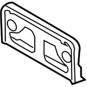 Ford DG1Z-17A385-AA License Bracket