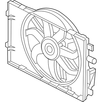 Mercury Engine Cooling Fan - BG1Z-8C607-A