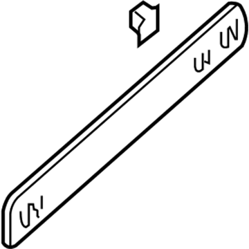 Ford 3L8Z-7841018-AAPTM Molding, Rear