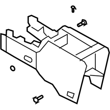 Mercury Mountaineer Center Console Base - 7L2Z-78045A36-DA
