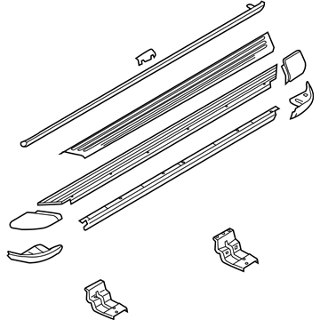 Ford 8L2Z-16450-CB Running Board, Passenger Side