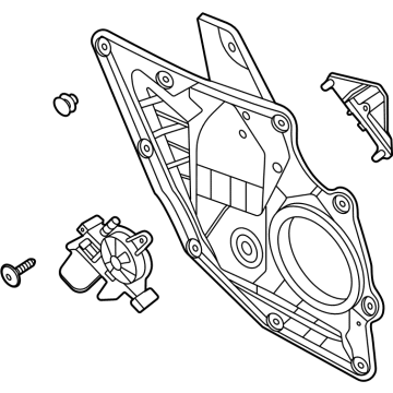 Ford Escape Window Regulator - LJ6Z-7827001-C