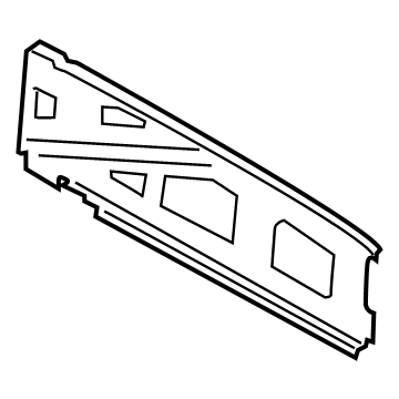 Ford CK4Z-61513A30-C Roof Rail, Center Inner Passenger Side