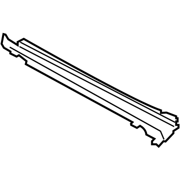 Ford EK4Z-6127946-A Rail Reinforcement, Rear Passenger Side