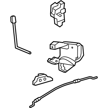 Ford Door Latch Assembly - BC3Z-25219A65-AA