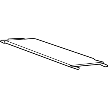 Ford 4L2Z-7845440-AAB Cargo Cover, Black, Rear