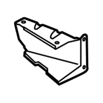 Ford 8S4Z-8327-B Air Deflector, Front Driver Side