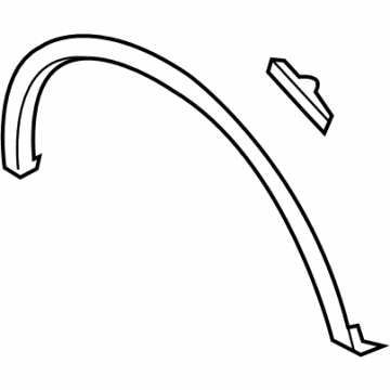 Ford HC3Z-9929164-BA Wheel Opening Molding, Rear Passenger Side