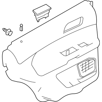 Ford DB5Z-7827406-CA Door Trim Panel