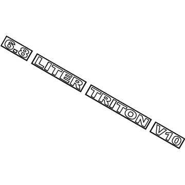 Ford 5C3Z-9942528-BAA Nameplate