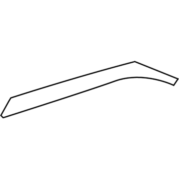 Ford BB5Z-7827742-A Black Out Tape, Front Passenger Side