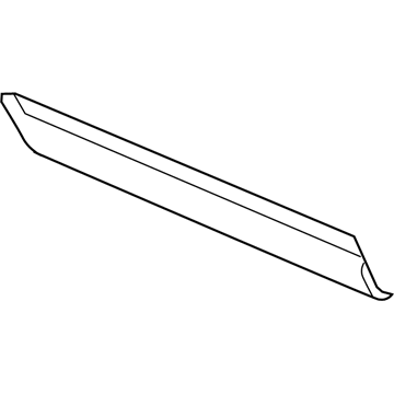 Ford Police Interceptor Utility Door Moldings - FB5Z-7820878-AB