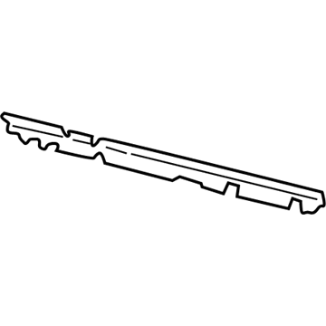 Ford 6C2Z-1521453-AA Belt Molding, Front Driver Side