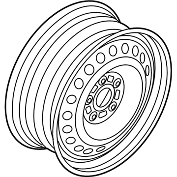 2019 Ford SSV Plug-In Hybrid Spare Wheel - DS7Z-1015-A