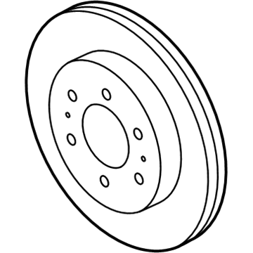 Ford Brake Disc - 9L3Z-1125-E