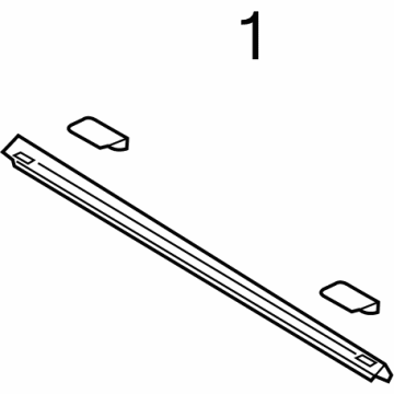 Ford PC3Z-7829038-AA Upper Molding, Passenger Side