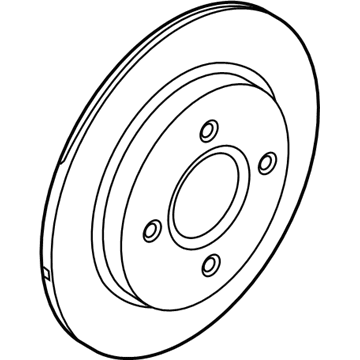 Ford C1BZ-2C026-A Rotor, Rear